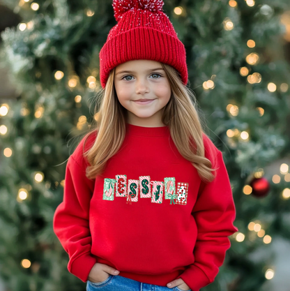 Custom Name Christmas Shirts – Personalized Christmas Tee – Christmas Festive Holiday Shirts