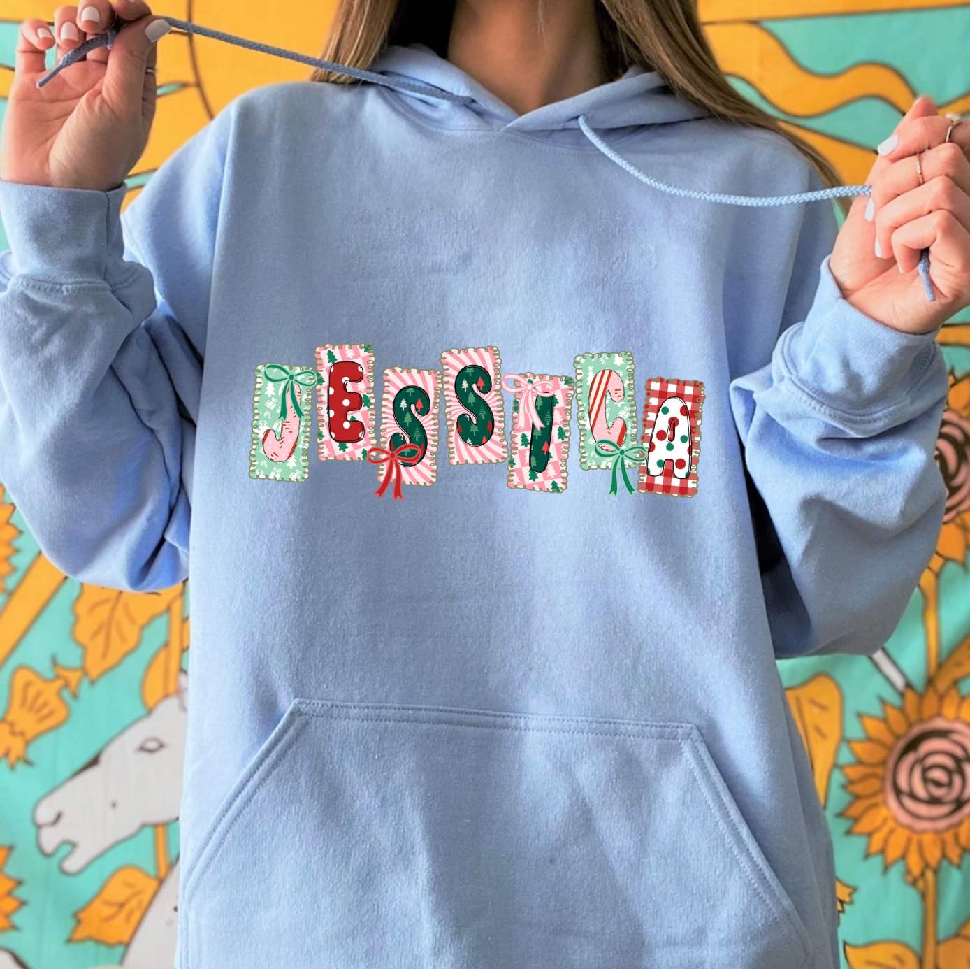 Custom Name Christmas Shirts – Personalized Christmas Tee – Christmas Festive Holiday Shirts