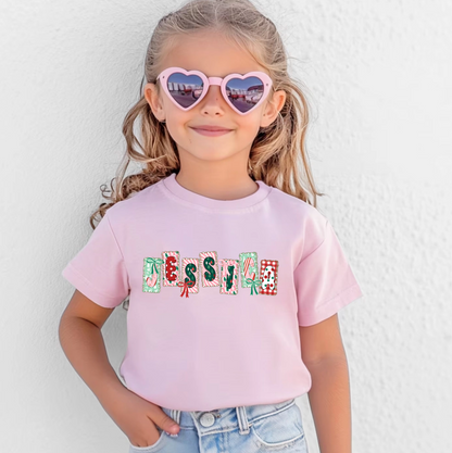 Custom Name Christmas Shirts – Personalized Christmas Tee – Christmas Festive Holiday Shirts