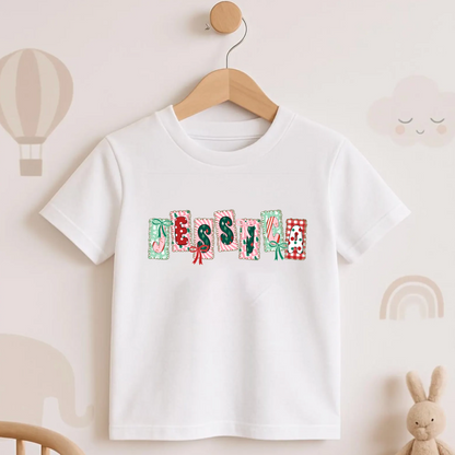 Custom Name Christmas Shirts – Personalized Christmas Tee – Christmas Festive Holiday Shirts
