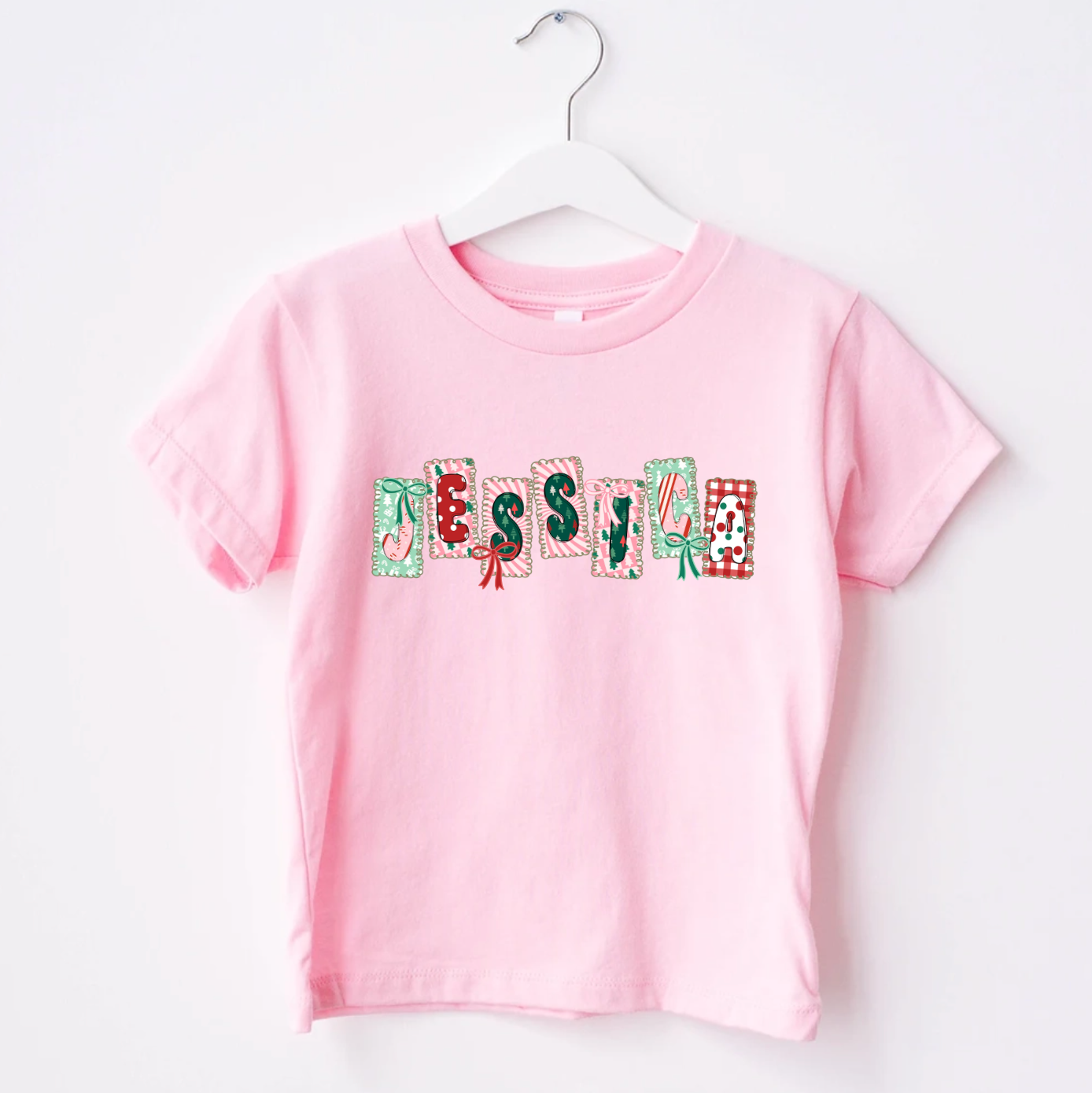 Custom Name Christmas Shirts – Personalized Christmas Tee – Christmas Festive Holiday Shirts