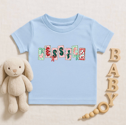 Custom Name Christmas Shirts – Personalized Christmas Tee – Christmas Festive Holiday Shirts