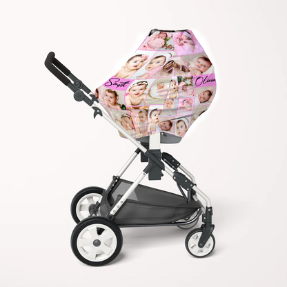 Custom Photo Baby Multi-Use Cover – Create Your Own Baby Multi-Use Cover with Collage Photo & Text