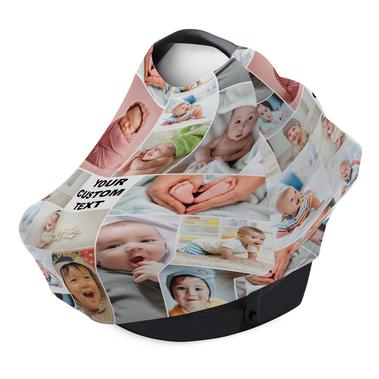 Custom Photo Baby Multi-Use Cover – Create Your Own Baby Multi-Use Cover with Collage Photo & Text