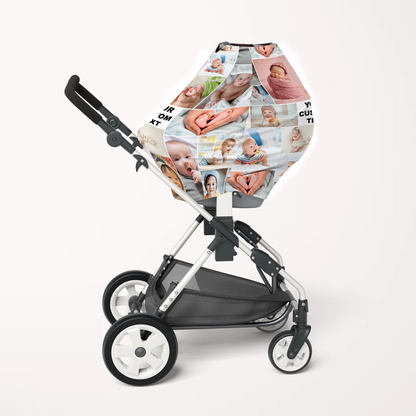 Custom Photo Baby Multi-Use Cover – Create Your Own Baby Multi-Use Cover with Collage Photo & Text