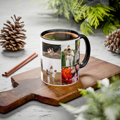 Custom Photo Collage Mug – Personalized Coffee Mug with Picture – Photo Mug for Mom, Dad, Family