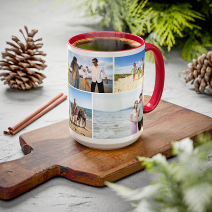 Custom Photo Collage Mug – Personalized Coffee Mug with Picture – Photo Mug for Mom, Dad, Family
