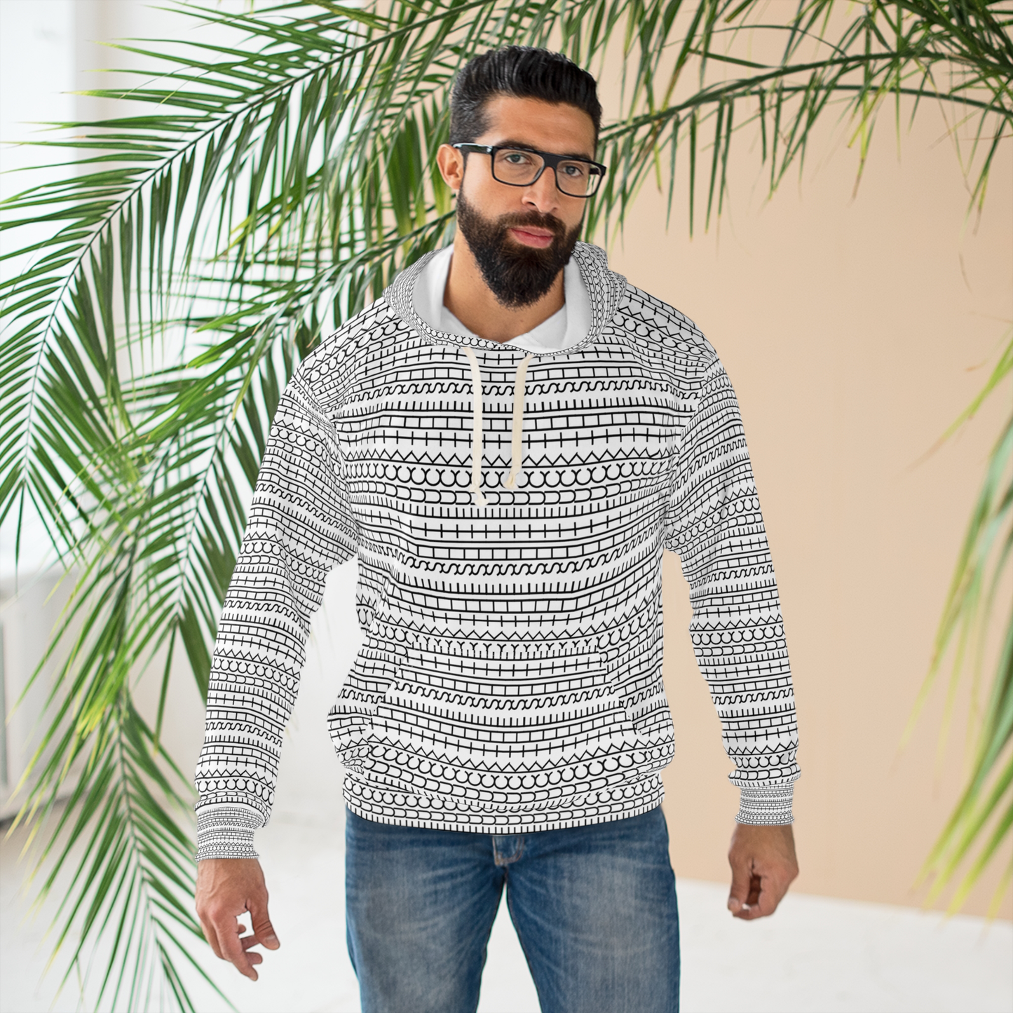 FTS Funny Hidden Message AOP Hoodie – Sarcastic Funny Hoodie – Bold Mood Statement Hoodie