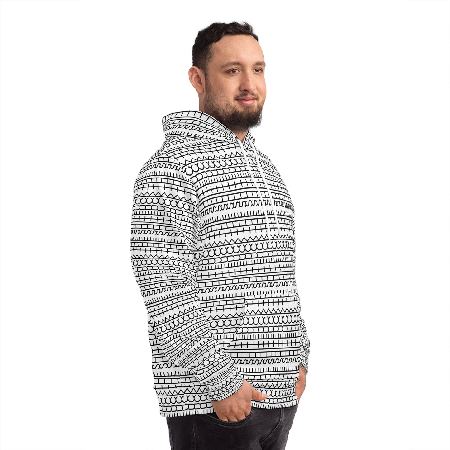 FTS Funny Hidden Message AOP Hoodie – Sarcastic Funny Hoodie – Bold Mood Statement Hoodie