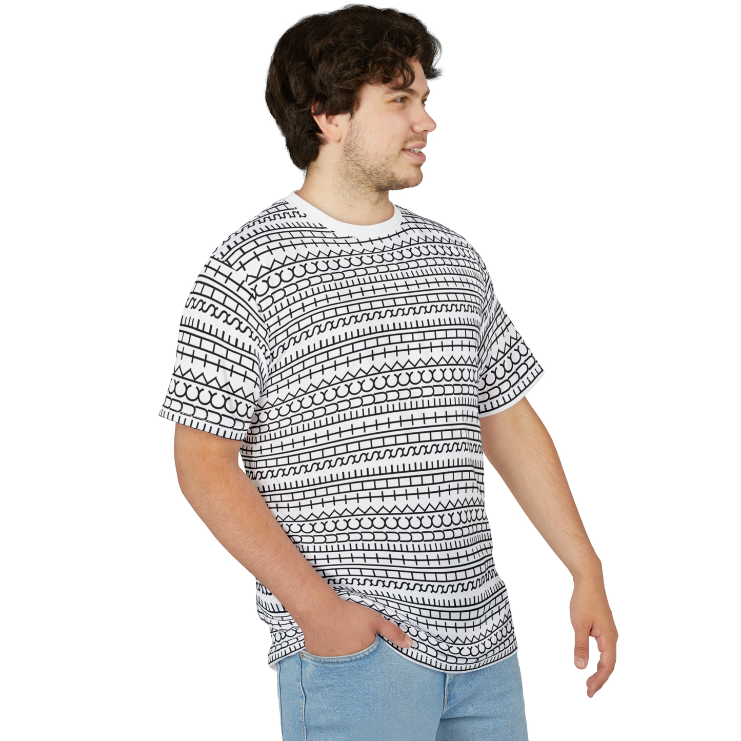 FTS Funny Hidden Message AOP T-Shirt – Sarcastic Funny Tee – Bold Mood Statement Shirt