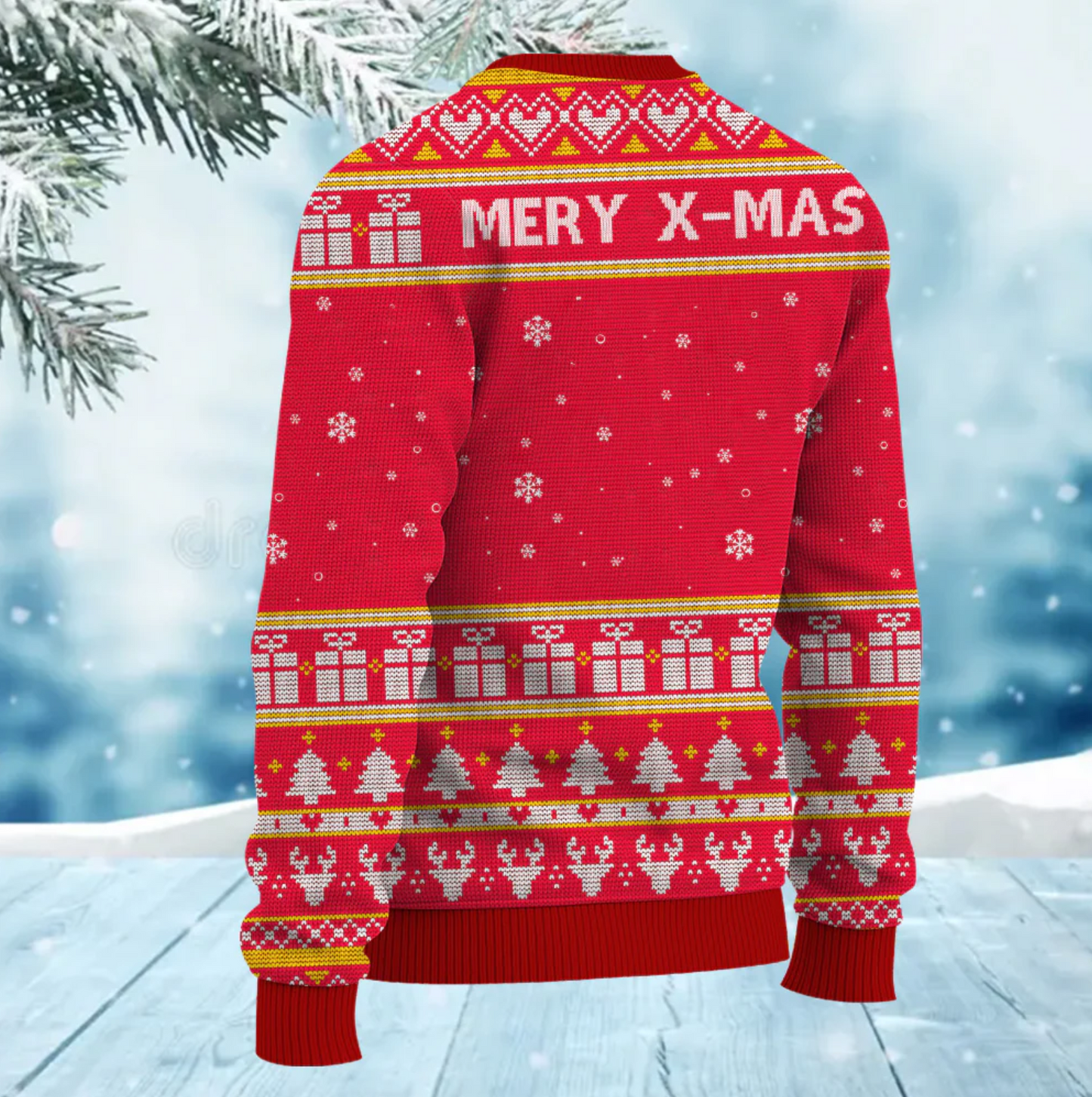 Funny Mommy's Little Shits Personalized Ugly Christmas Sweater for Adult & Kids