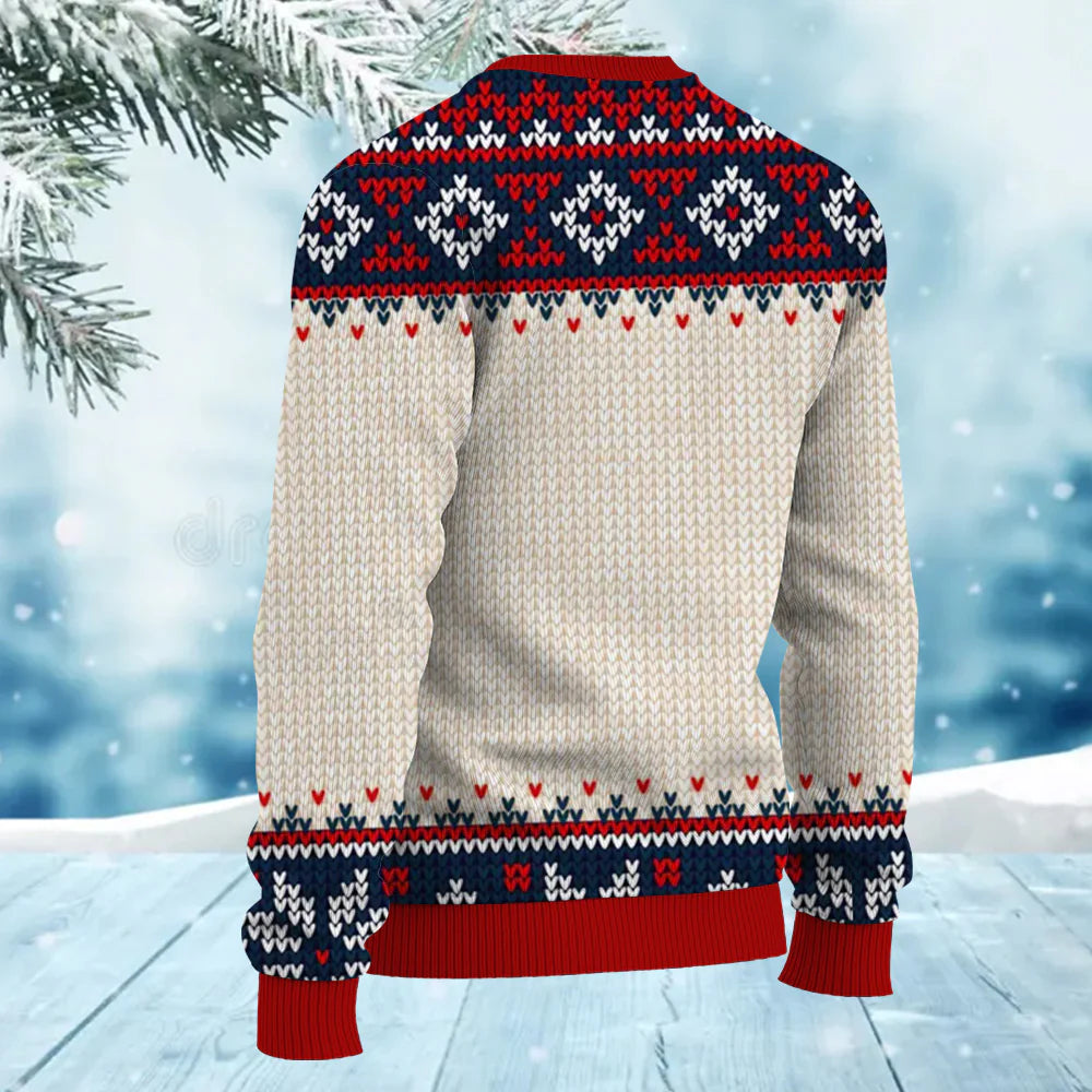 Ugly Sweater For Merry Christmas Ugly Christmas Sweater with Your Face Photo for Men & Women