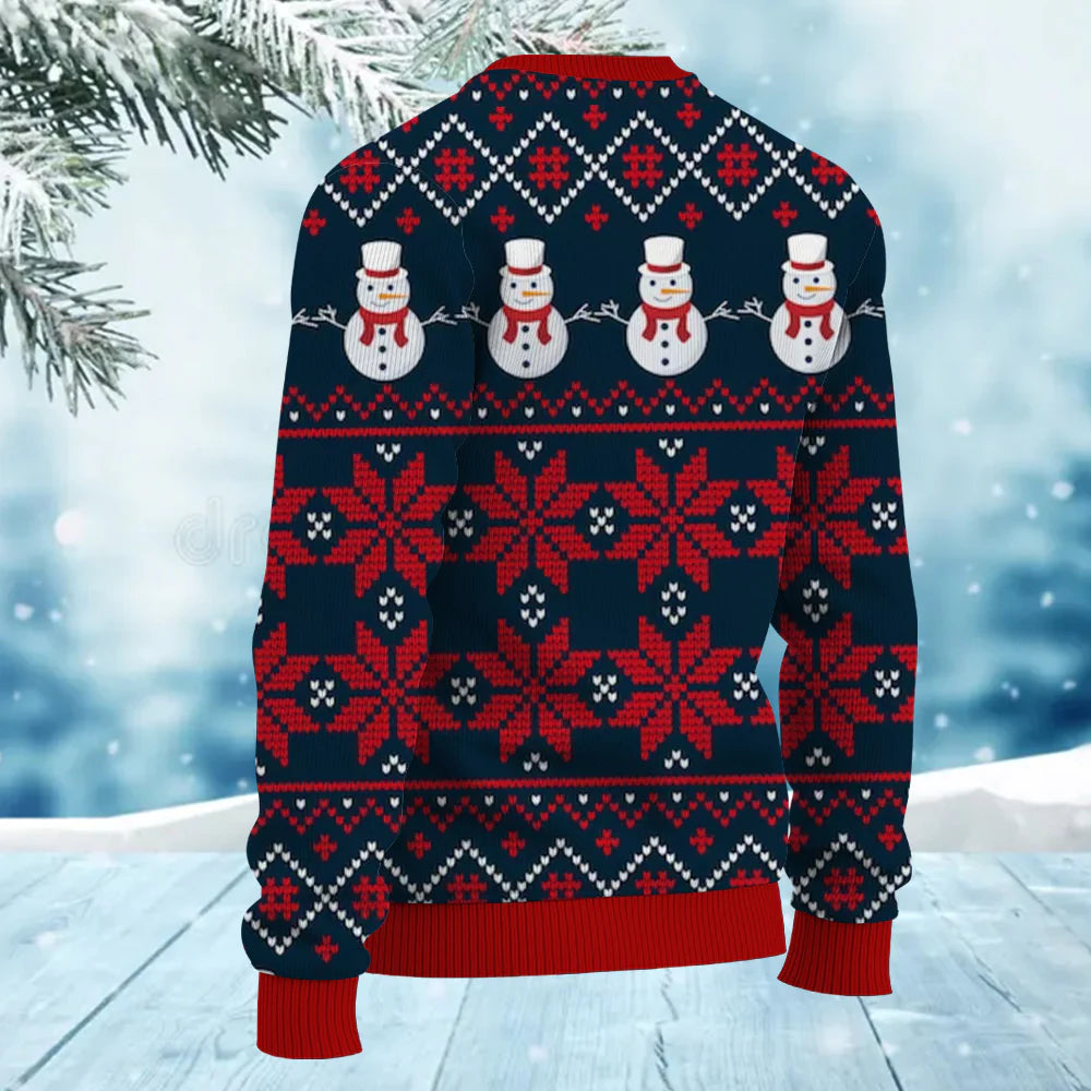 Ugly Sweater For Merry Christmas Ugly Christmas Sweater with Your Face Photo for Men & Women