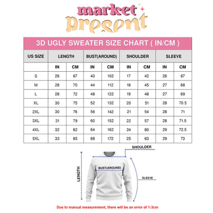 Personalized Black Girl Afro African American Women Merry Christmas Ugly Christmas Sweater for Women